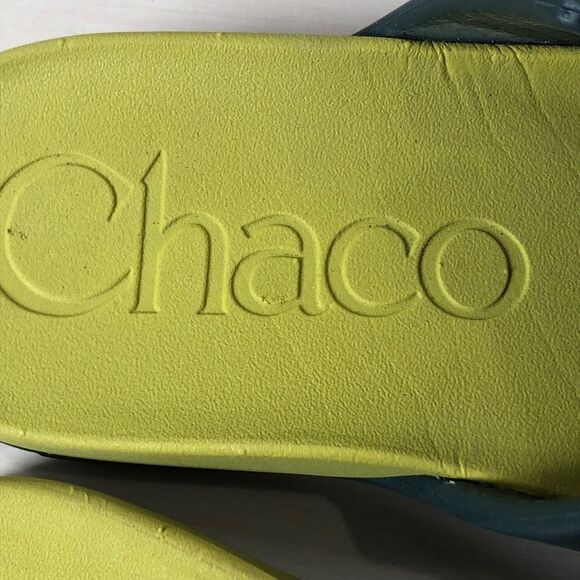 CHACO Youth Kid's Chaco Chillos Slide Sandals Scarab Green Size 5 - Picture 2 of 4
